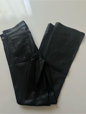 GAP Women’s Black Skinny Faux Leather Jeans
